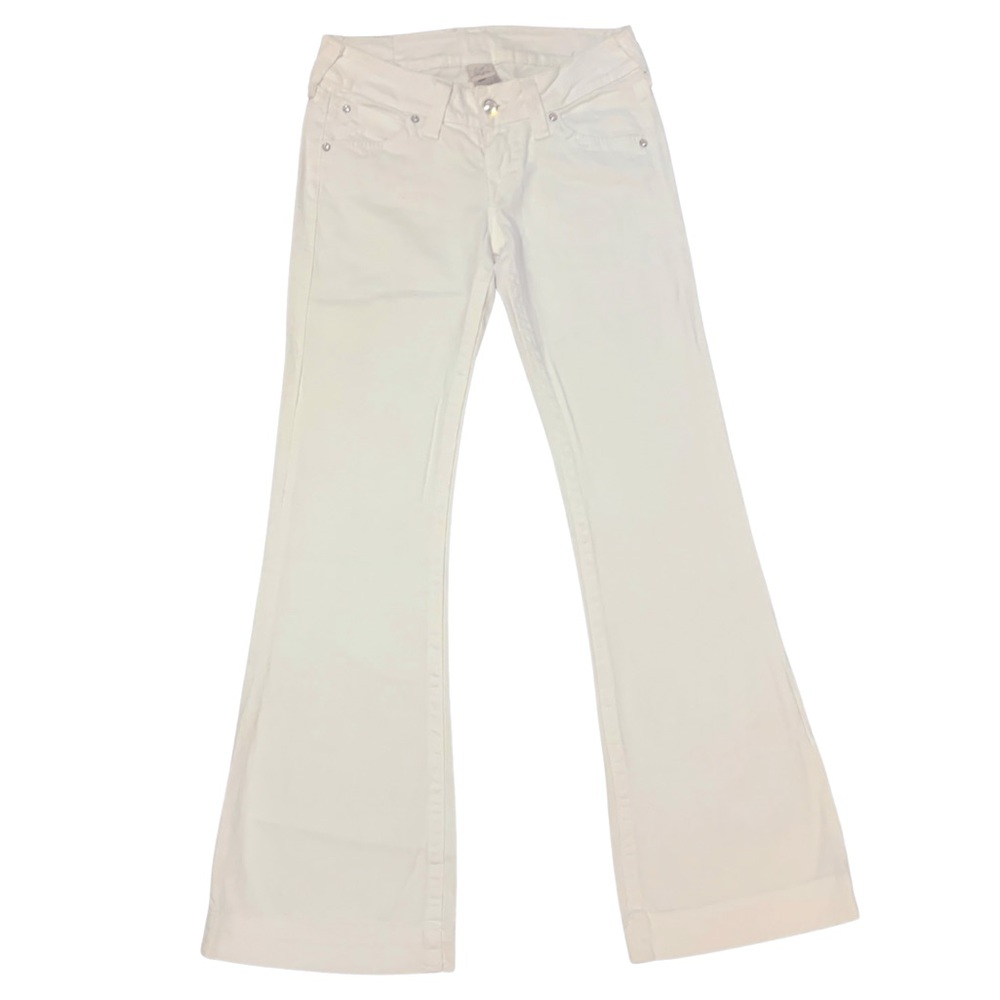 👖🤍 True Religion Flare Jeans in white